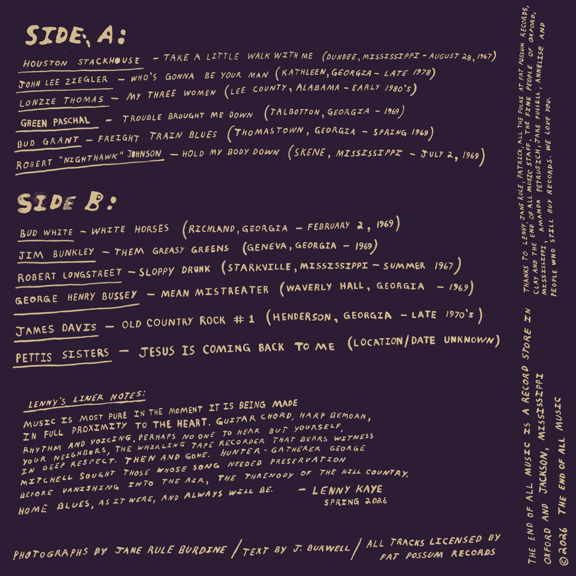 Various Artists - Hospitality State of Mind: Volume 2 [LP]