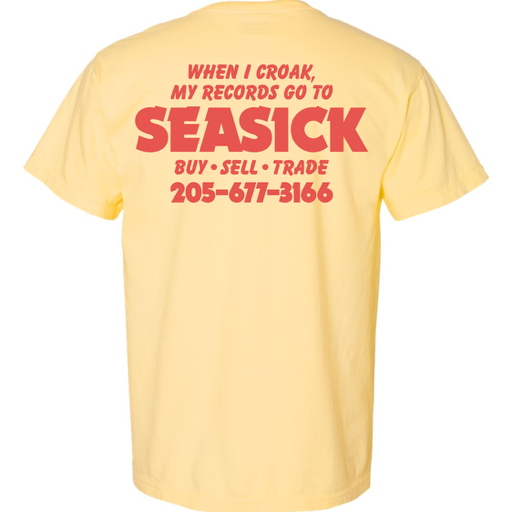 Seasick When I Croak T-Shirt - Butter