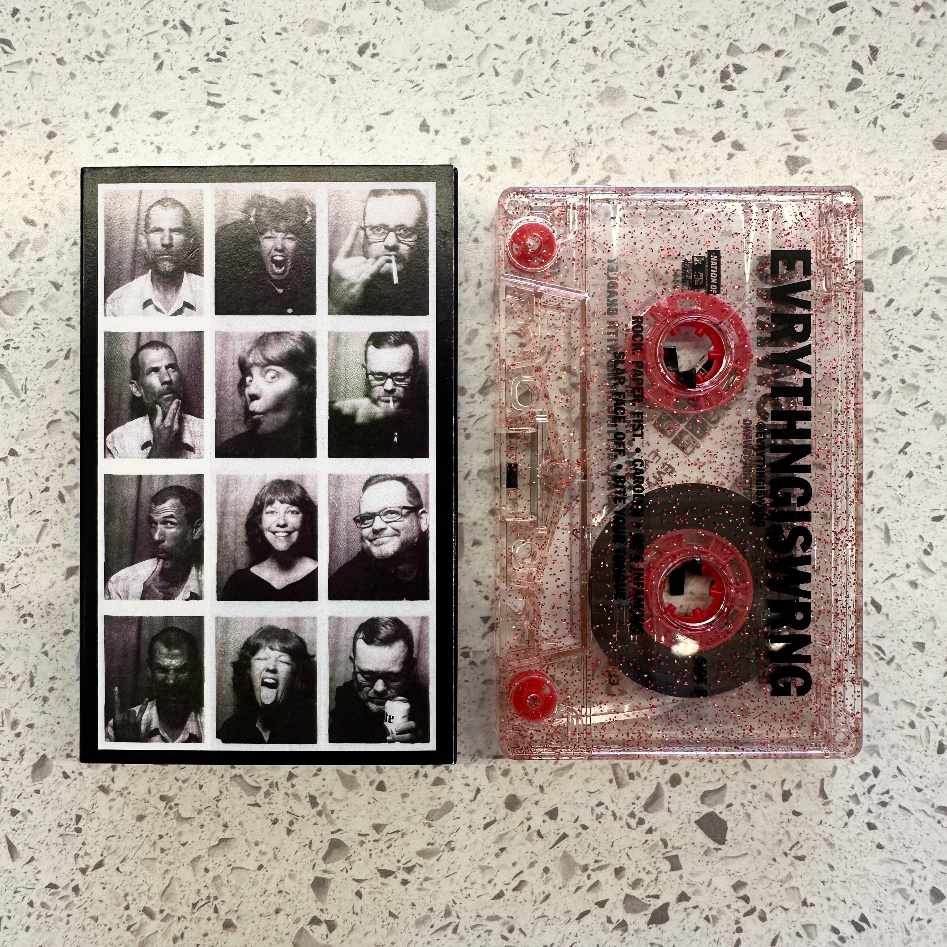 EVRYTHNGISWRNG - EVRYTHNGISWRNG [Cassette - Clear/Red Glitter]