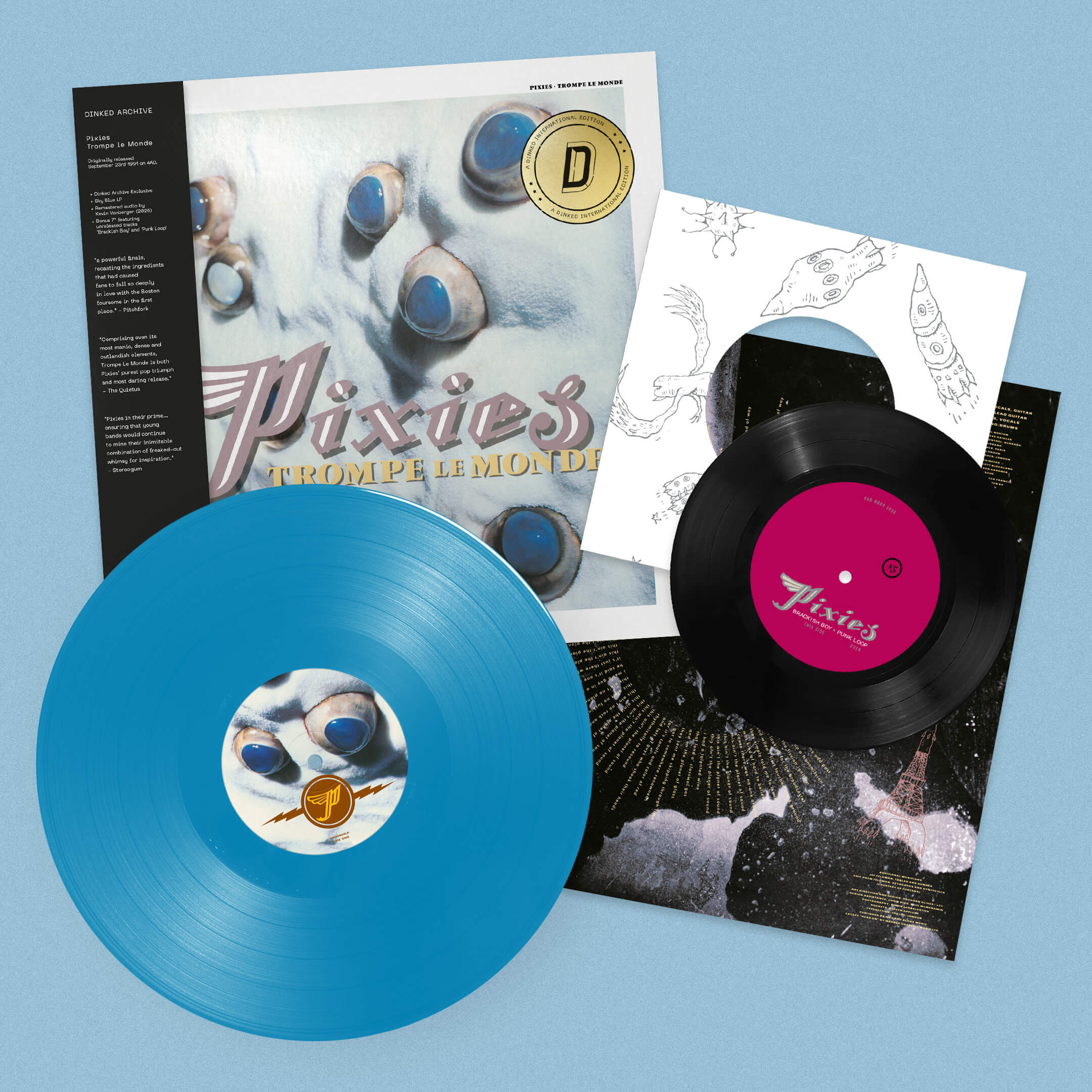 Pixies - Trompe Le Monde (Dinked Edition) [LP+7" - Sky Blue]