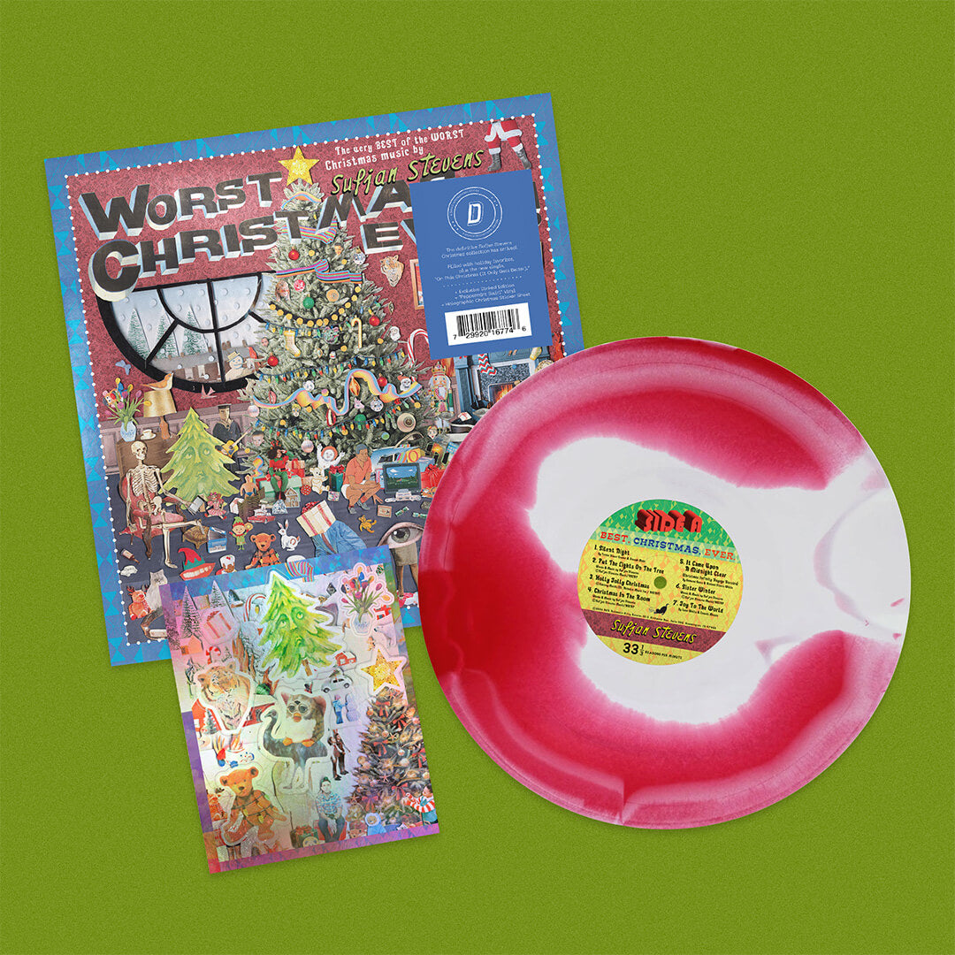 Sufjan Stevens - Worst Christmas Ever! (Dinked) [LP - Peppermint Swirl]