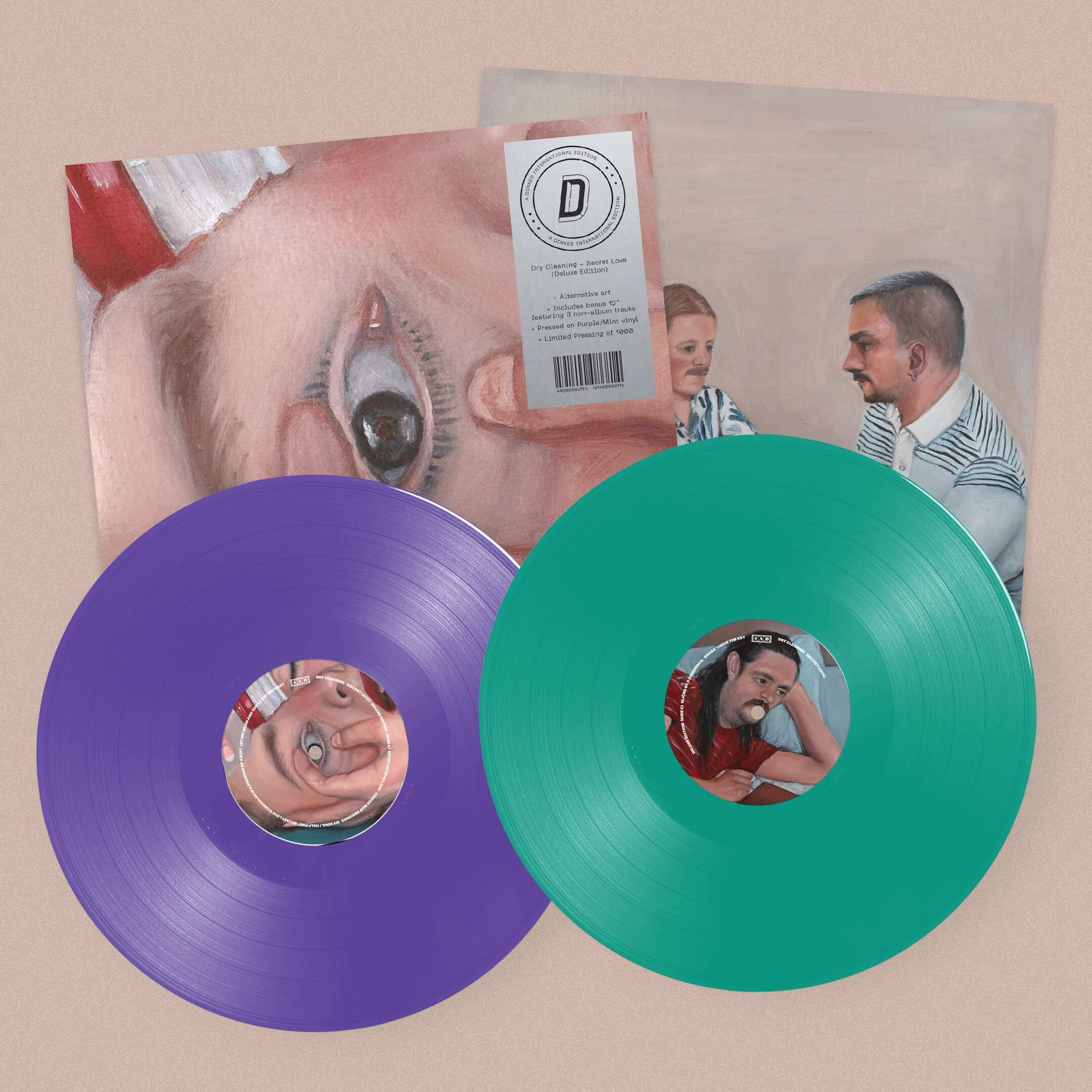 Dry Cleaning - Secret Love (Deluxe Dinked Edition) [LP+12" - Purple/Mint]