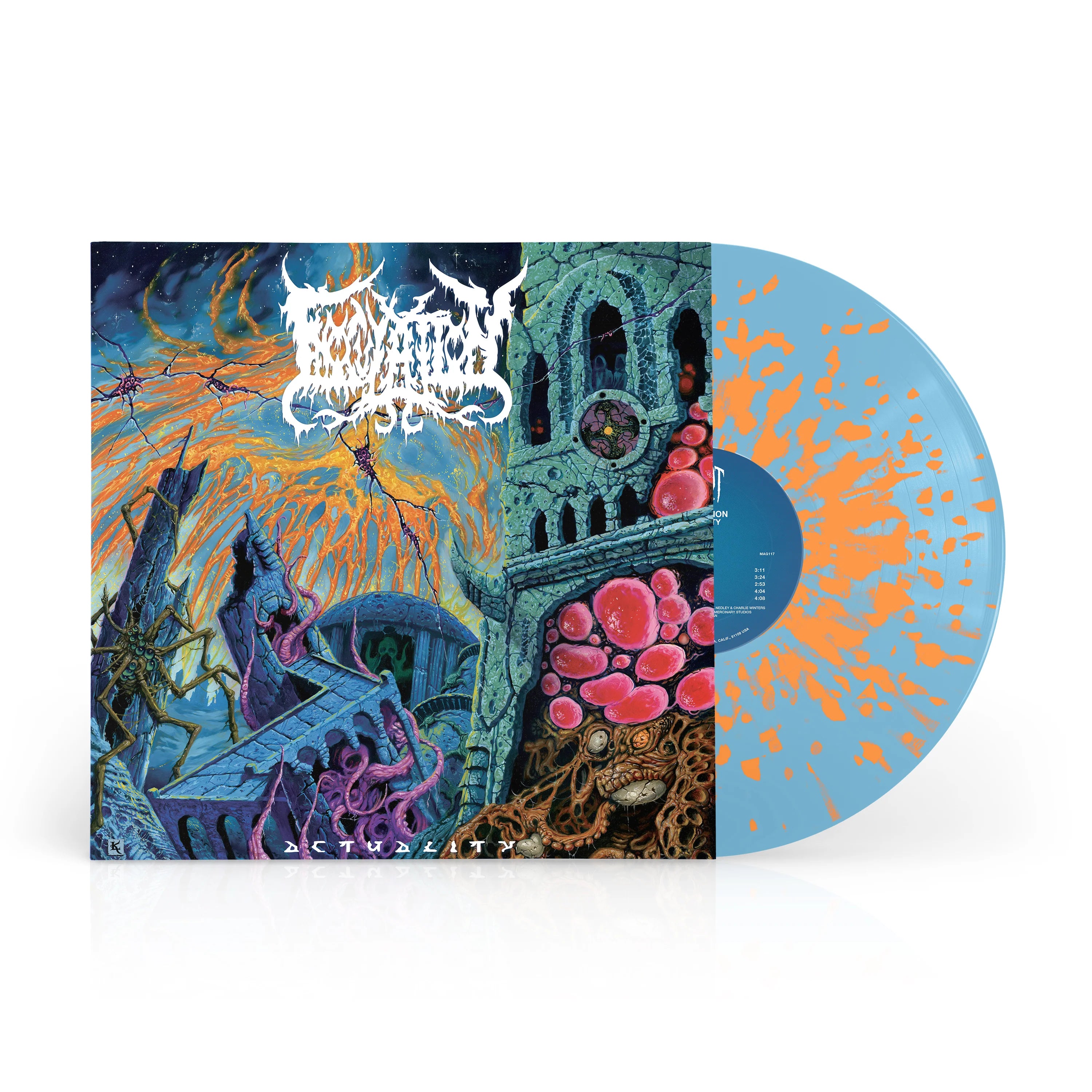 Inoculation - Actuality [LP - Blue w/ Orange Splatter]