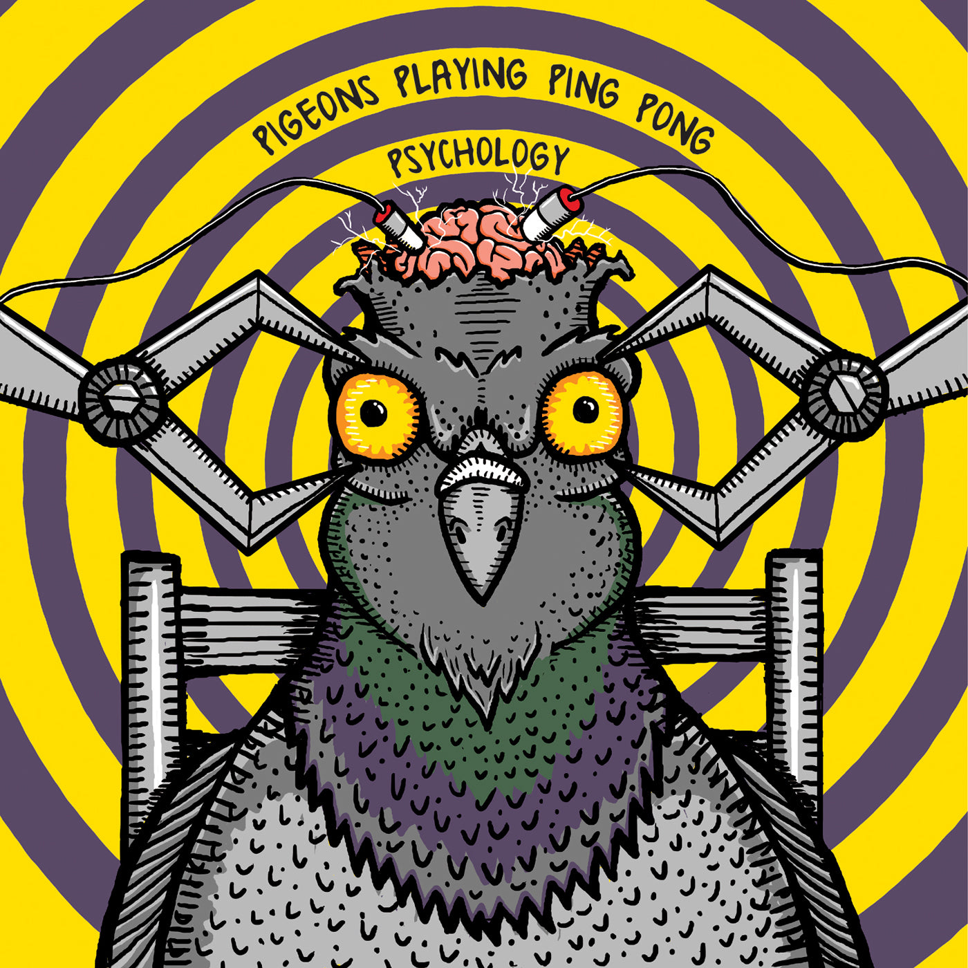 Pigeons Playing Ping Pong - Psychology [2xLP - Yellow/Purple Splatter]