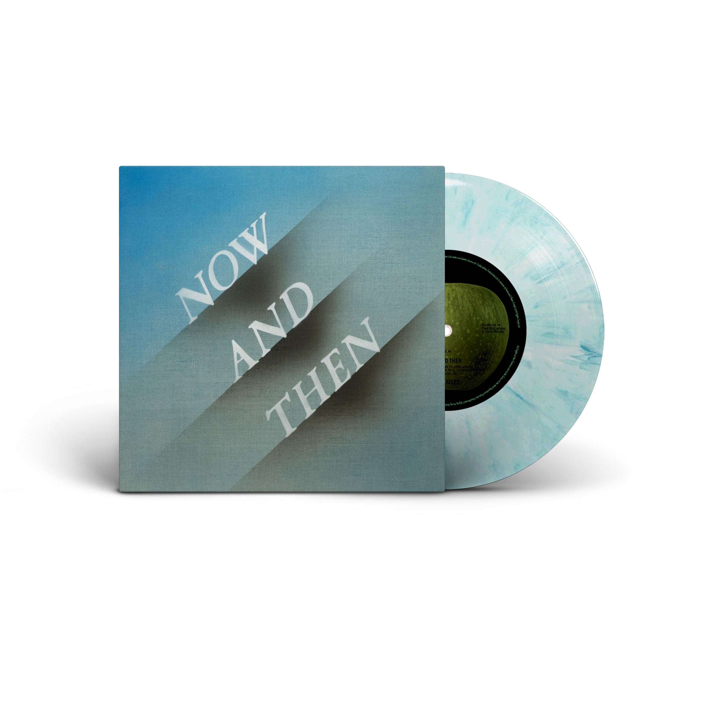 Beatles, The - Now and Then [7" - Blue/White Marble]