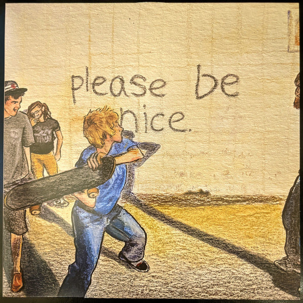 Camping In Alaska - Please Be Nice (Autographed) [LP - Beer Splatter]