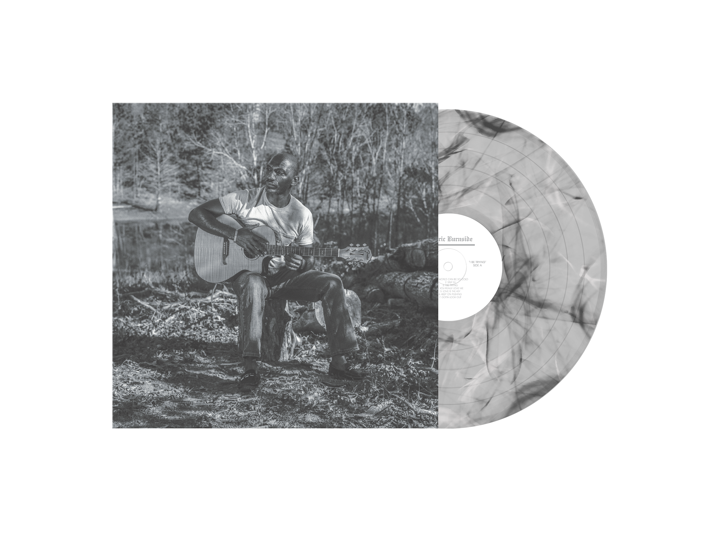 Cedric Burnside - I Be Trying [LP - Black/White Swirl]