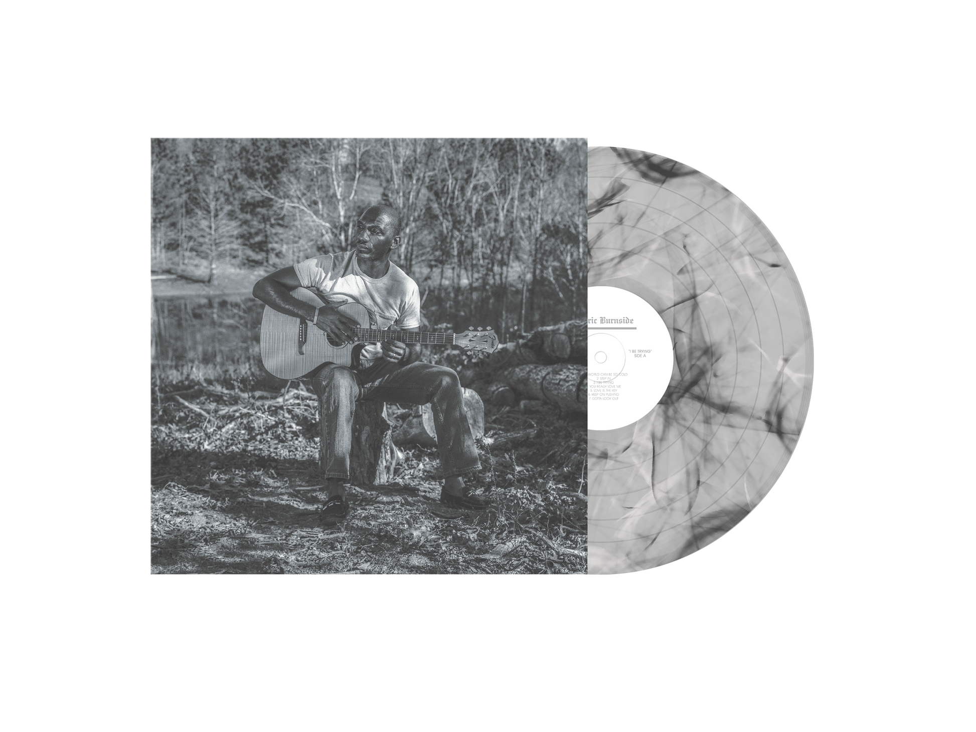 Cedric Burnside - I Be Trying [LP - Black/White Swirl]