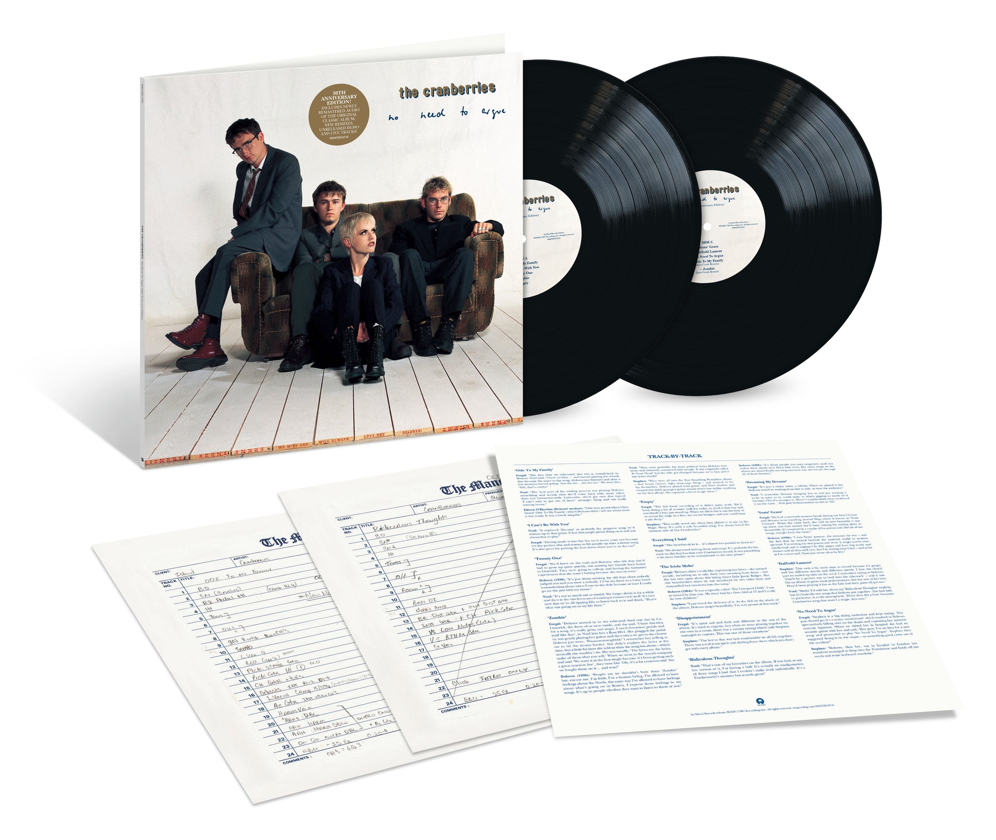 Cranberries, The - No Need To Argue (30th Anniversary) [2xLP]