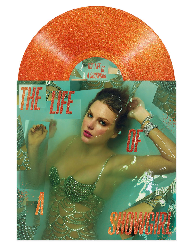 Taylor Swift - The Life Of A Showgirl [LP - Sweat and Vanilla Perfume Portofino Orange Glitter]