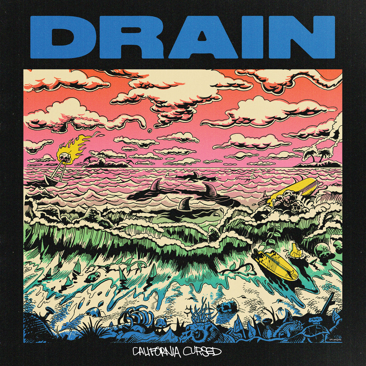 Drain - California Cursed [LP - Baby Blue]