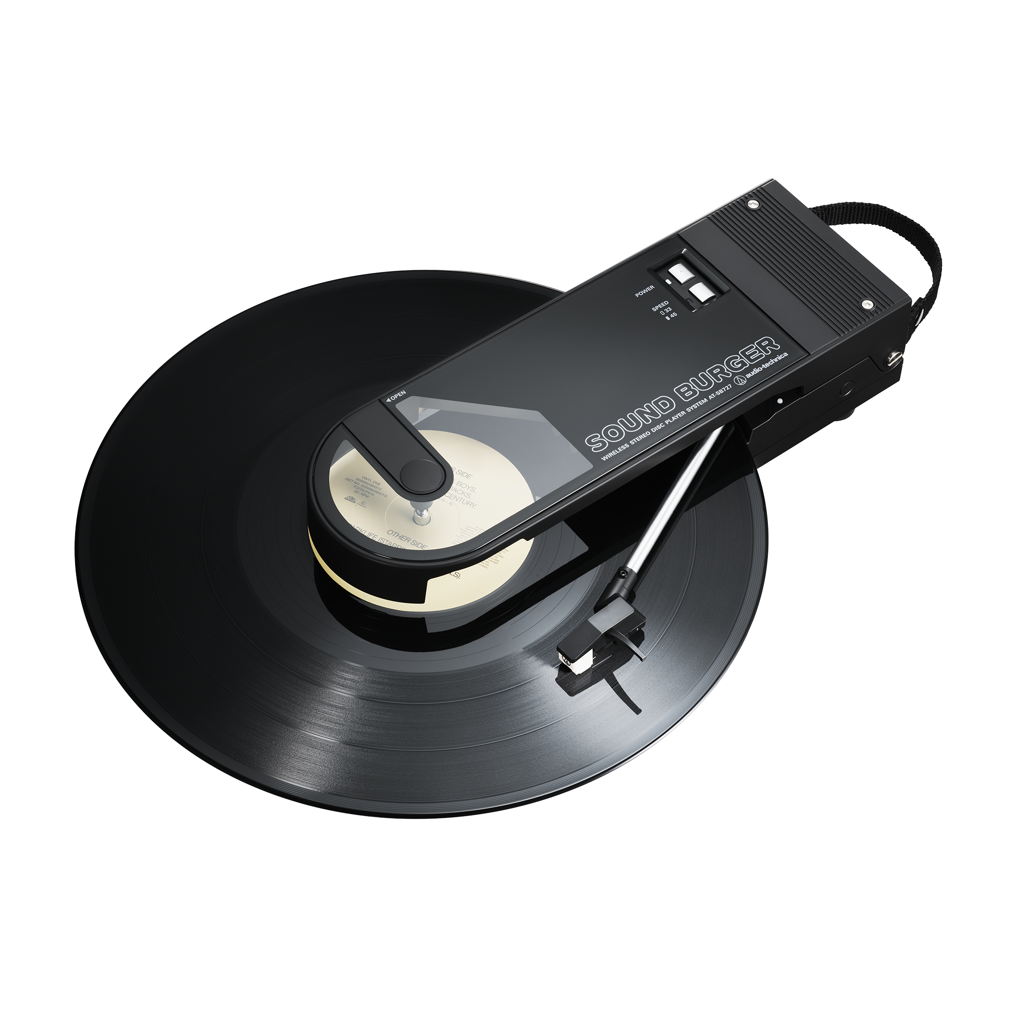 Audio Technica AT-SB727 (Sound Burger) [Turntable - Black]