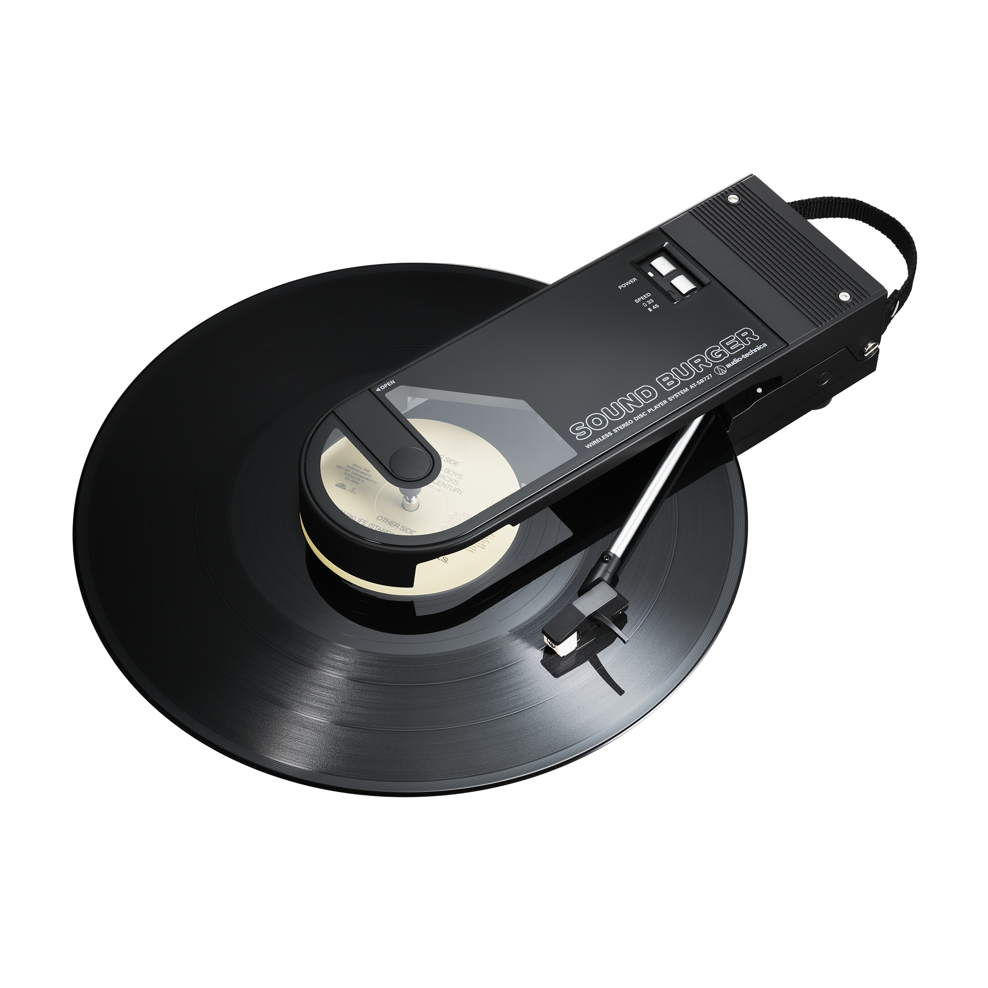 Audio Technica AT-SB727 (Sound Burger) [Turntable - Black]