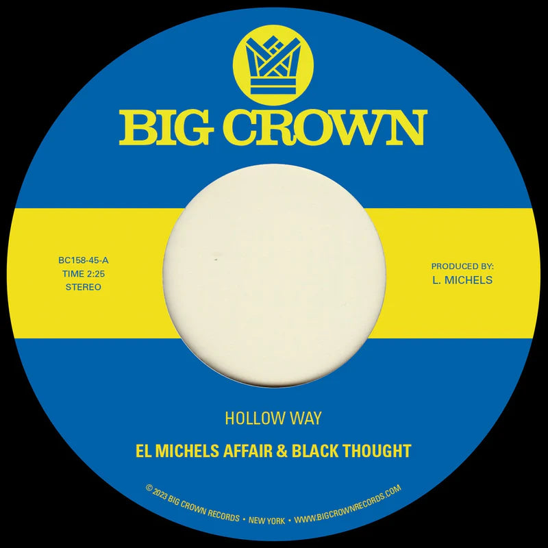 El Michels Affair & Black Thought - Hollow Way [7"]