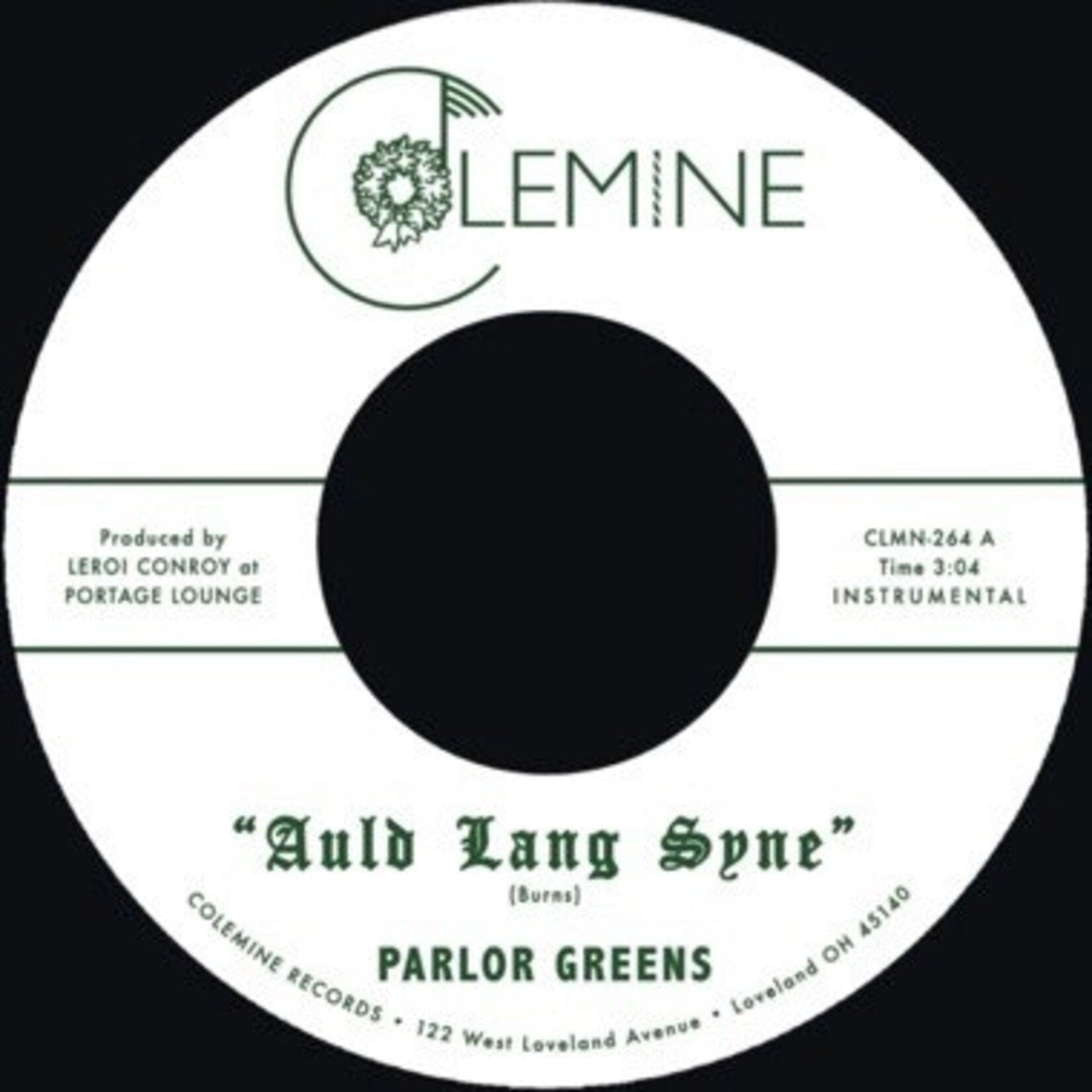 Parlor Greens - Auld Lang Syne / Everyday Will Be Like A Holiday [7" - Green]