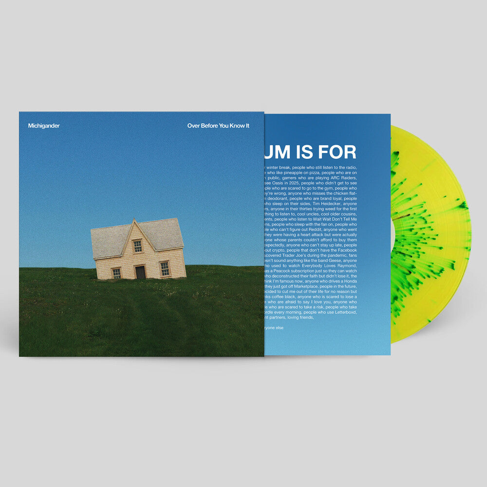 Michigander - Over Before You Know It [LP - Colored Yellow Green Splatter]