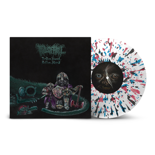 Full of Hell - Broken Sword, Rotten Shield [LP - White w/ Black, Burgundy, Sea Blue Splatter]