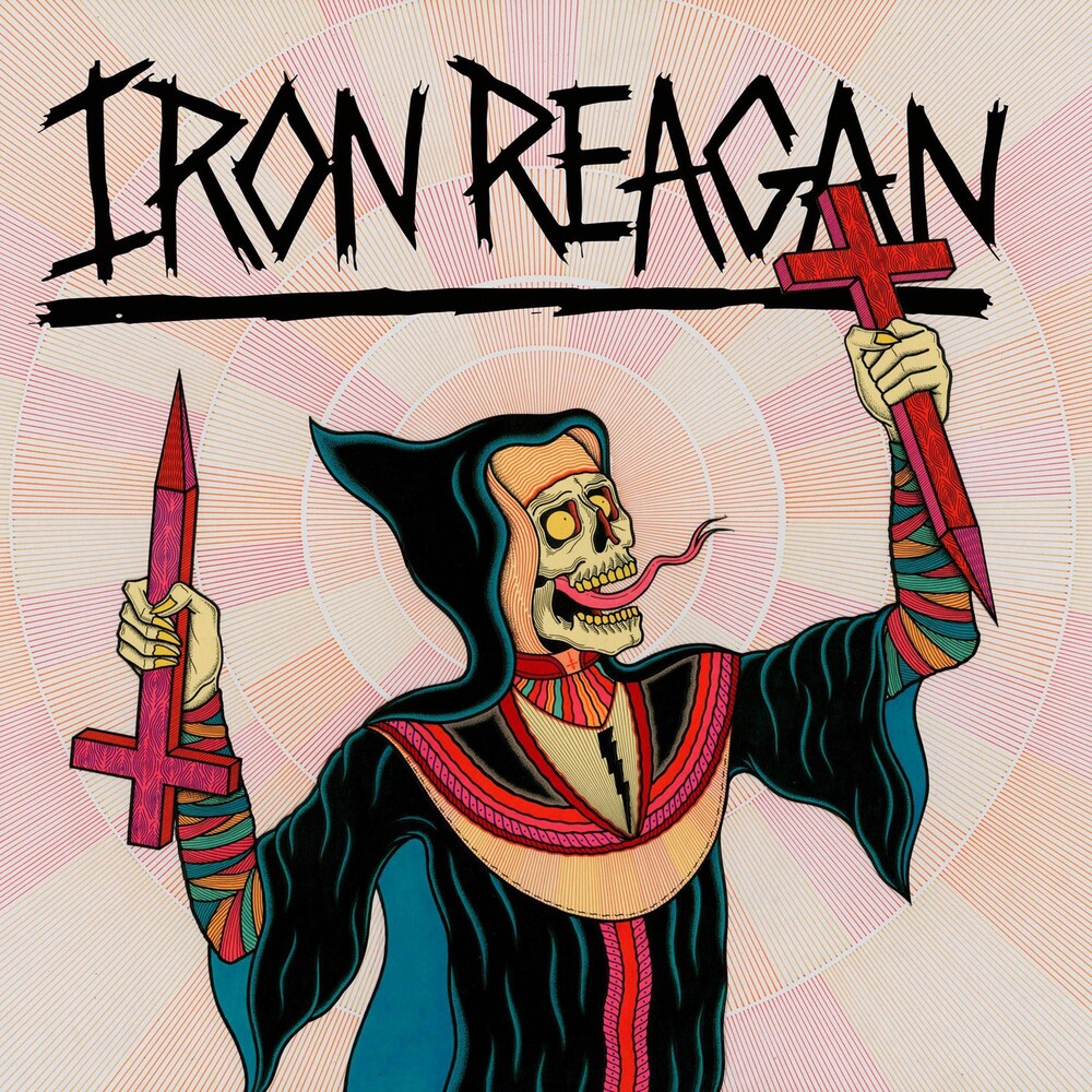 Iron Reagan - Crossover Ministry [LP - White/Multicolored Splatter]