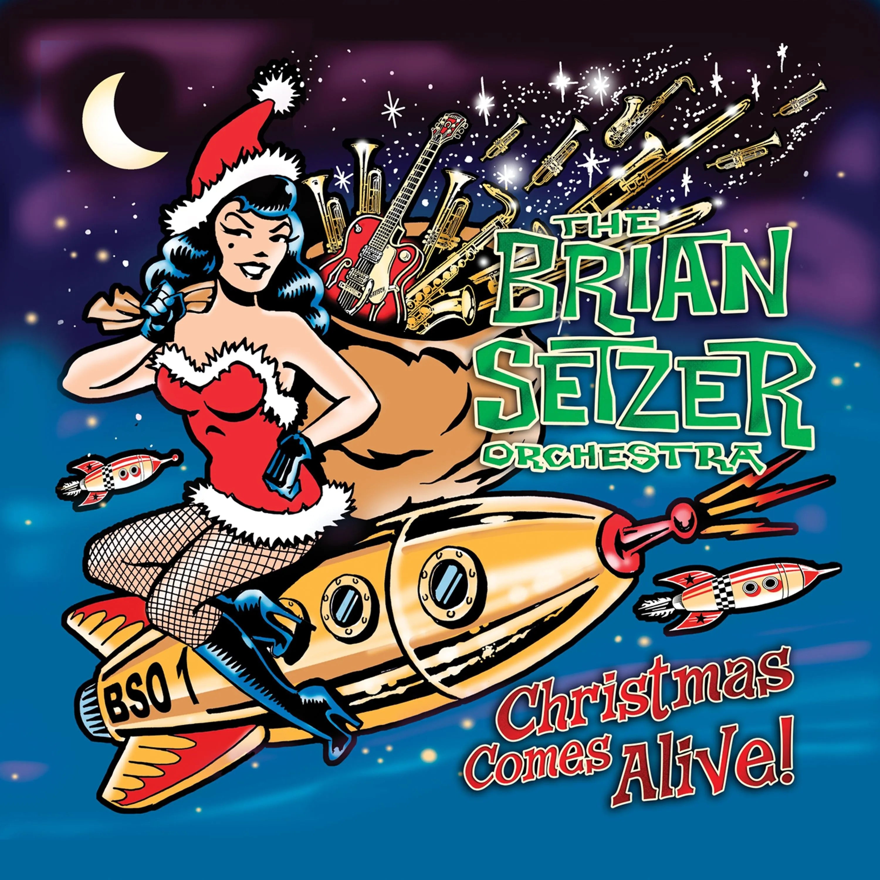 Brian Setzer Orchestra, The - Christmas Comes Alive! [2xLP - Picture Disc]