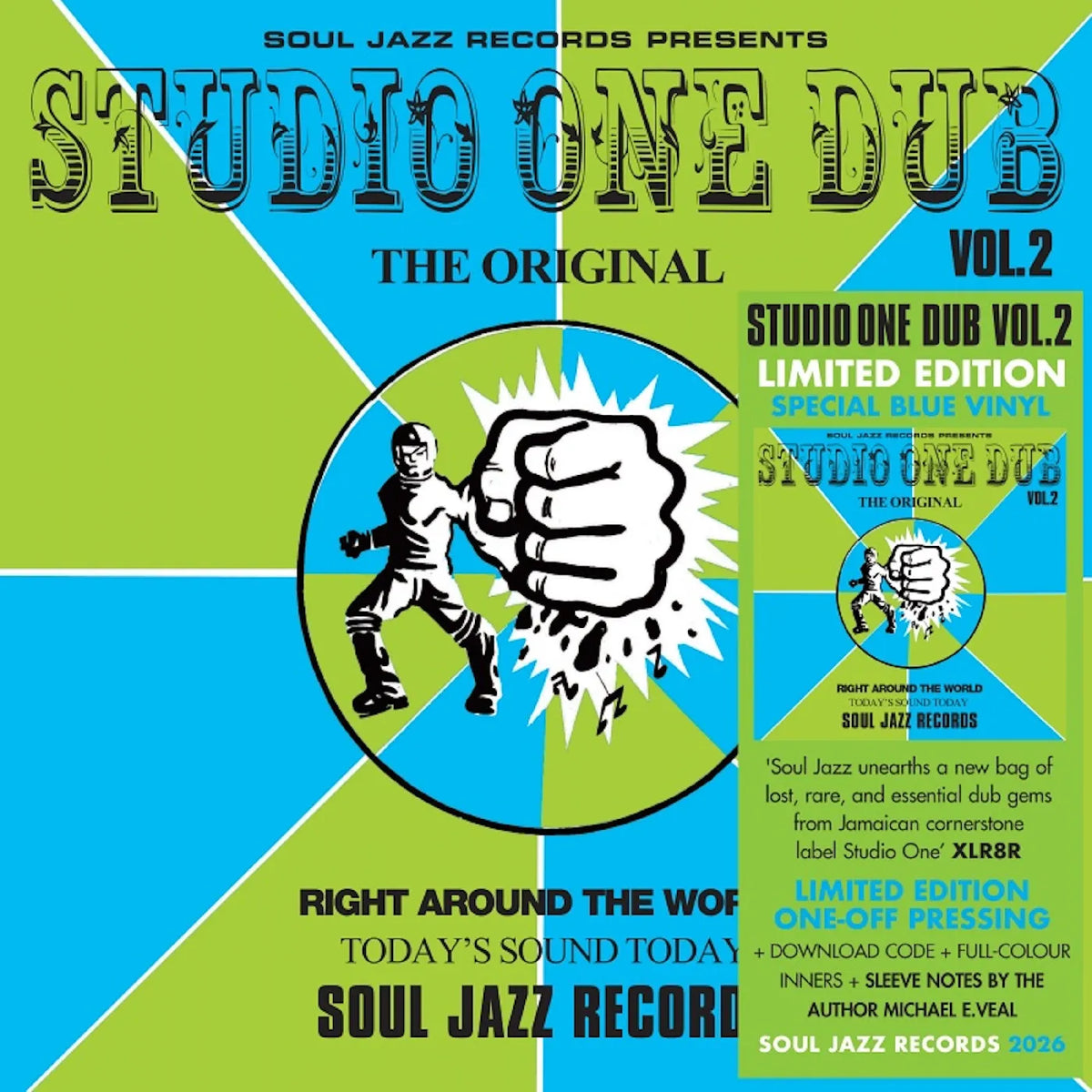 Soul Jazz Records Presents - Studio One Dub Vol. 2 [2xLP - Sky-Blue]