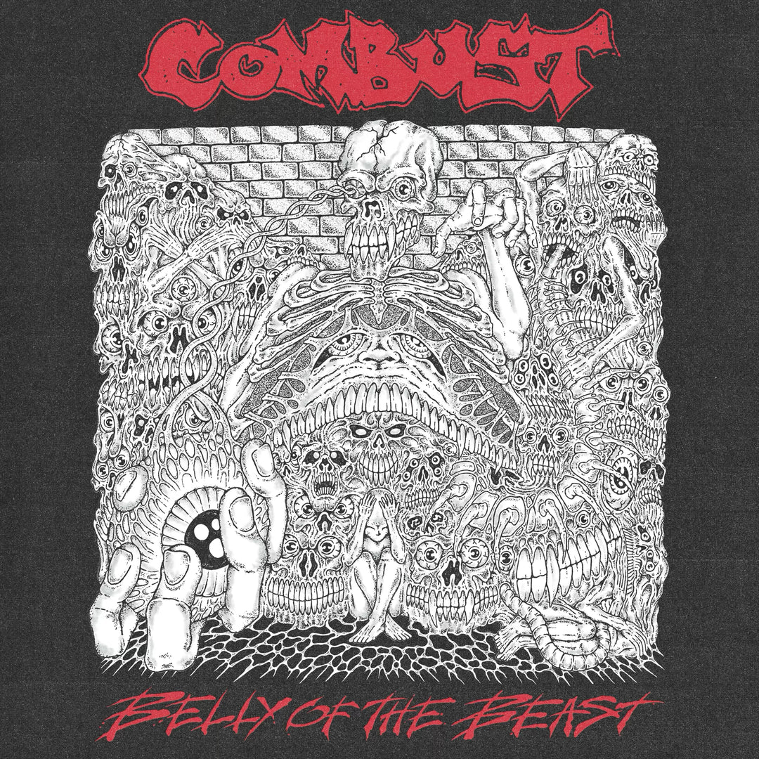 Combust - Belly of the Beast [LP - Clear/Black/Red Splatter]