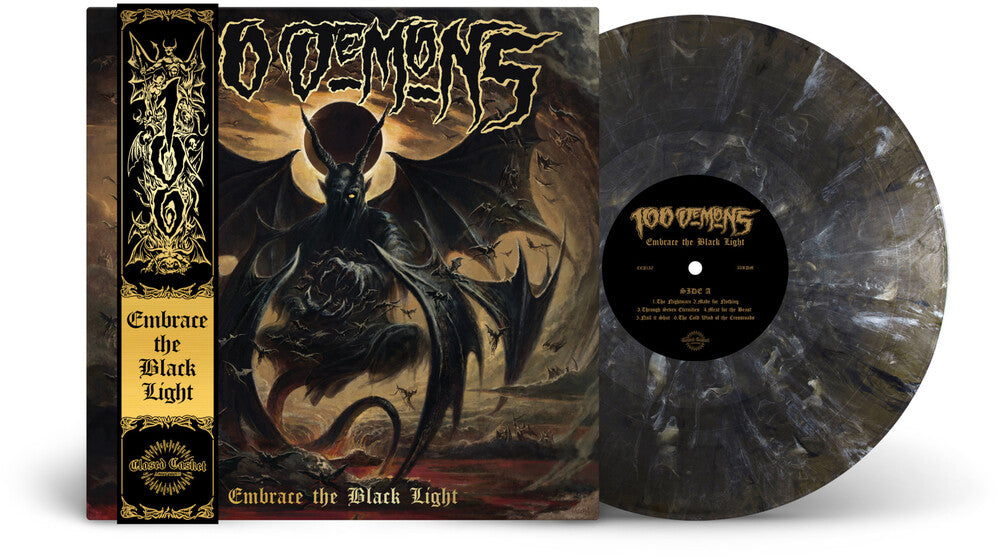 100 Demons - Embrace The Black Light [LP - Gray/Black/White]