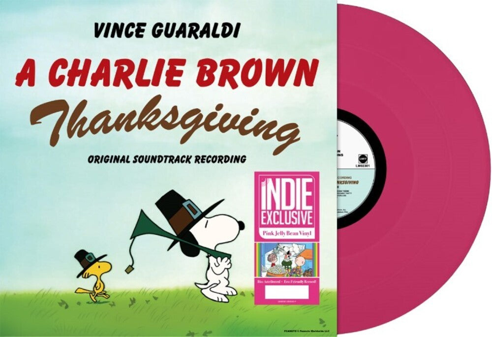 Vince Guaraldi - A Charlie Brown Thanksgiving (Original Soundtrack) [LP - Pink]