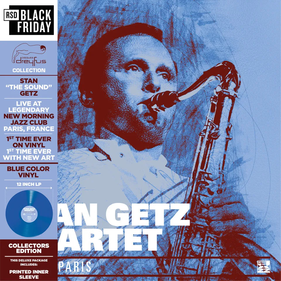 Stan Getz Quartet - Live in Paris '85 [LP - Opaque Dark Blue]