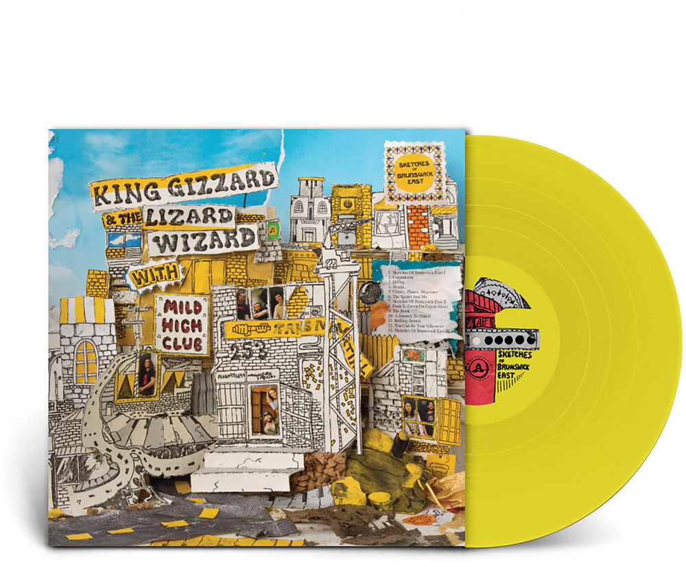 King Gizzard & the Lizard Wizard - Sketches of Brunswick East [LP - Yellow/Injection Molded/PET Plastic]