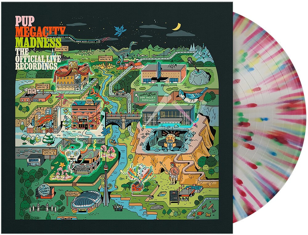 PUP - Megacity Madness  (The Official Live Recordings) [LP - Multicolor Splatter]