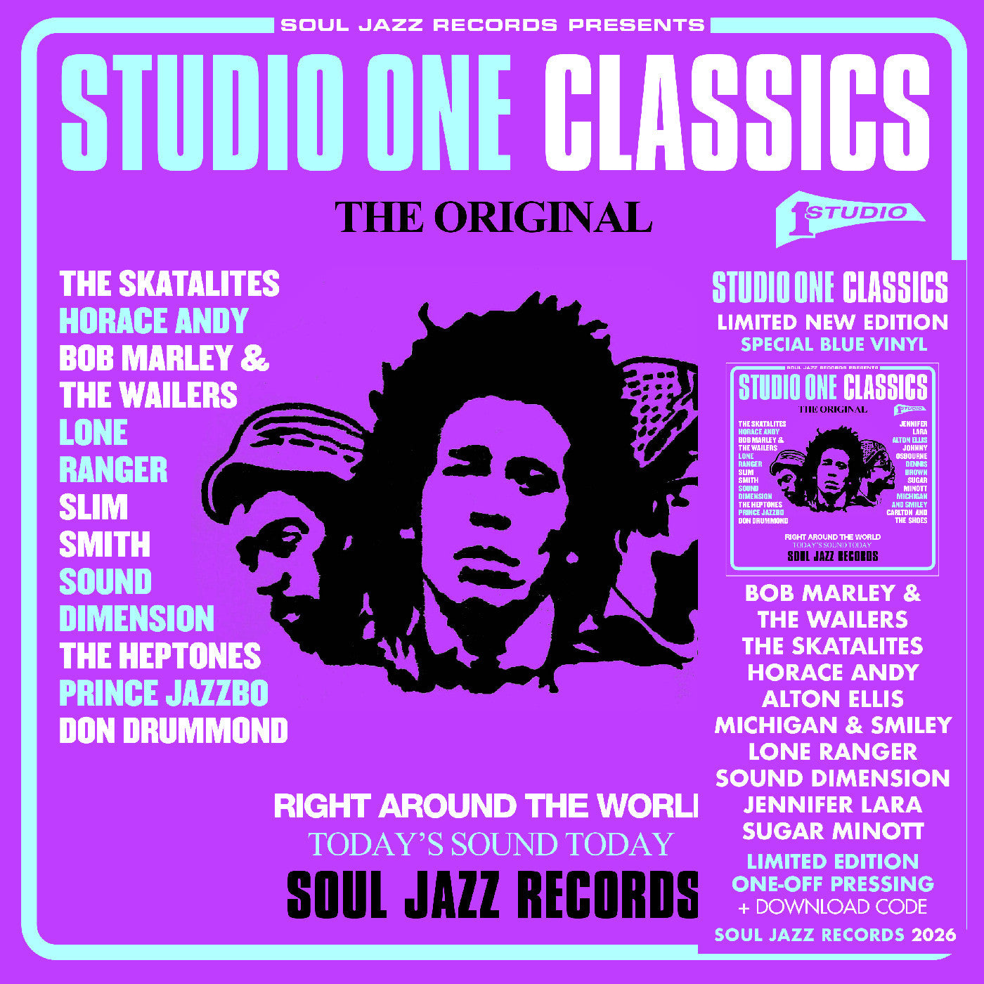 Soul Jazz Records - Studio One Classics [2xLP - Blue]