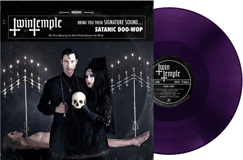 Twin Temple - Twin Temple Bring You Their Signature Sound.... Satanic Doo-Wop [LP - Purple]