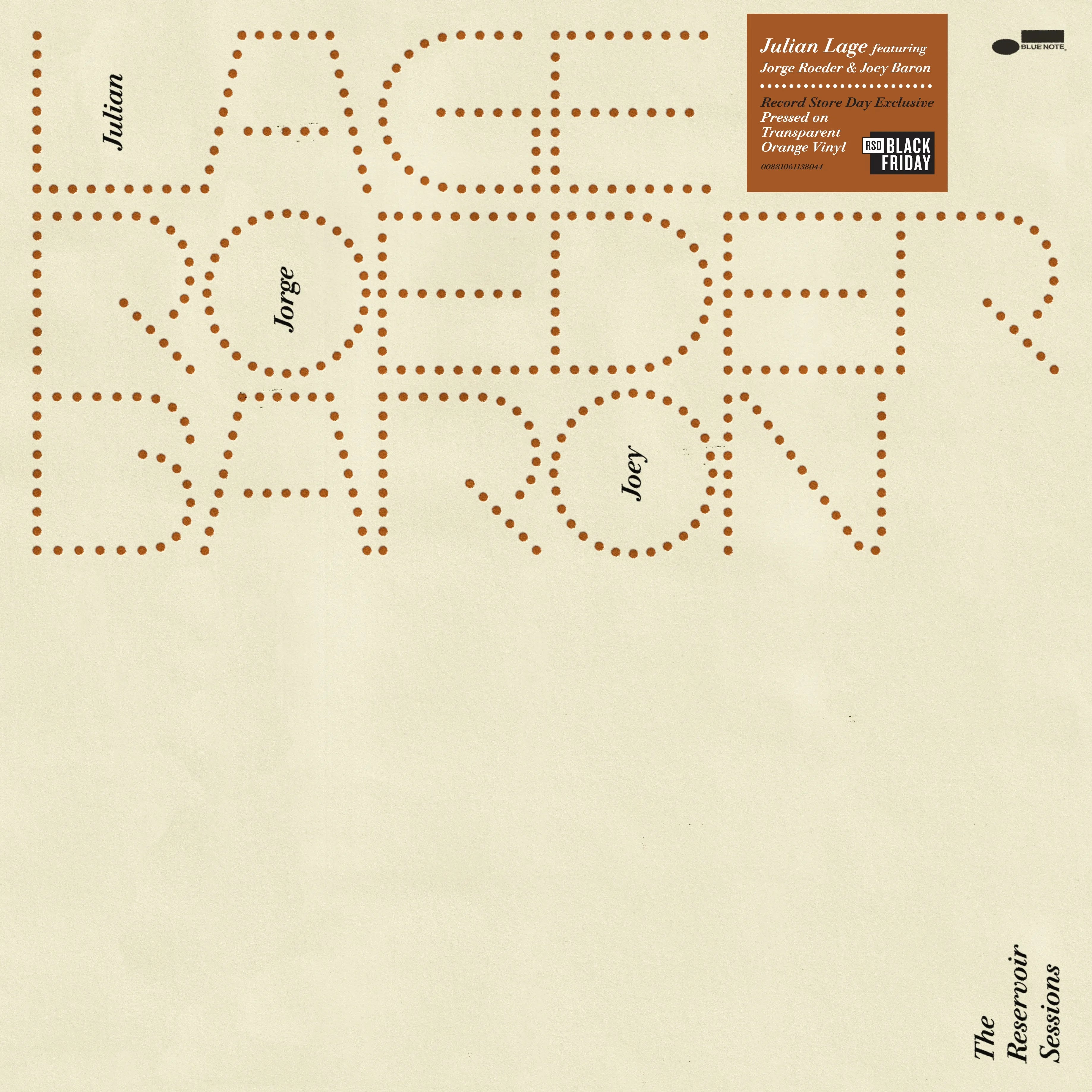 Julian Lage featuring Jorge Roeder & Joey Baron - The Reservoir Sessions [12" - Transparent Orange]