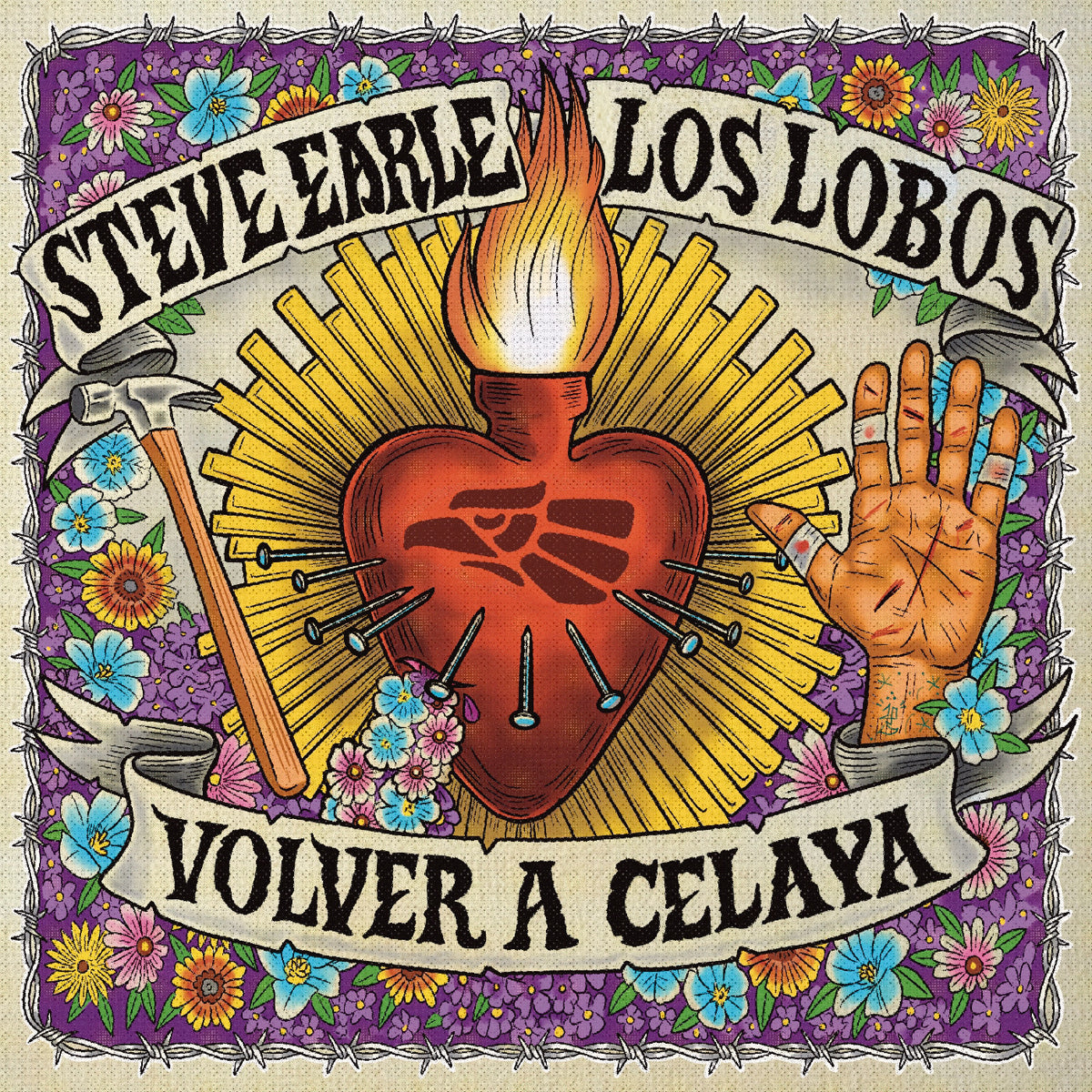 Steve Earle - Los Lobos Volver A Celaya City of Immigrants [7" ]