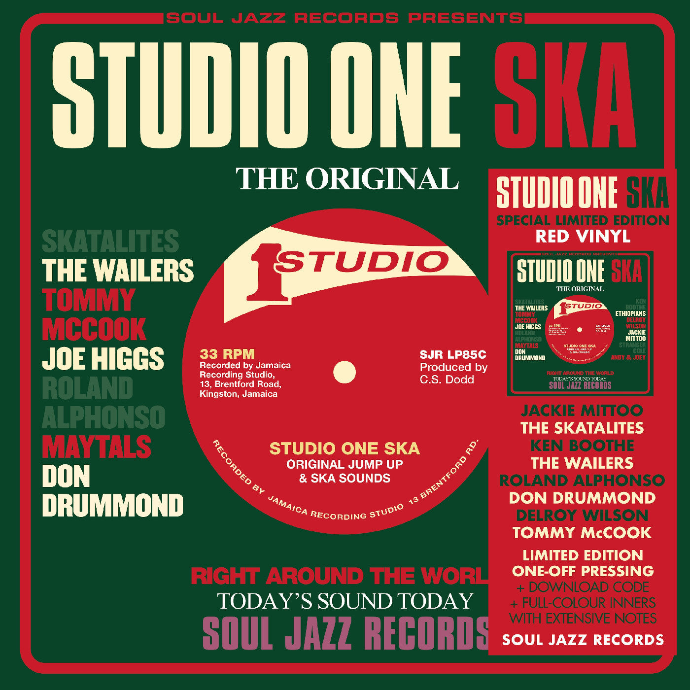 Soul Jazz Records - Studio One Ska [2xLP - Red]