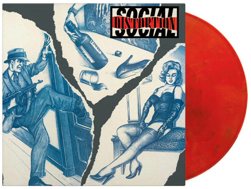 Social Distortion - Social Distortion [LP - Translucent Red Black & White Marble]