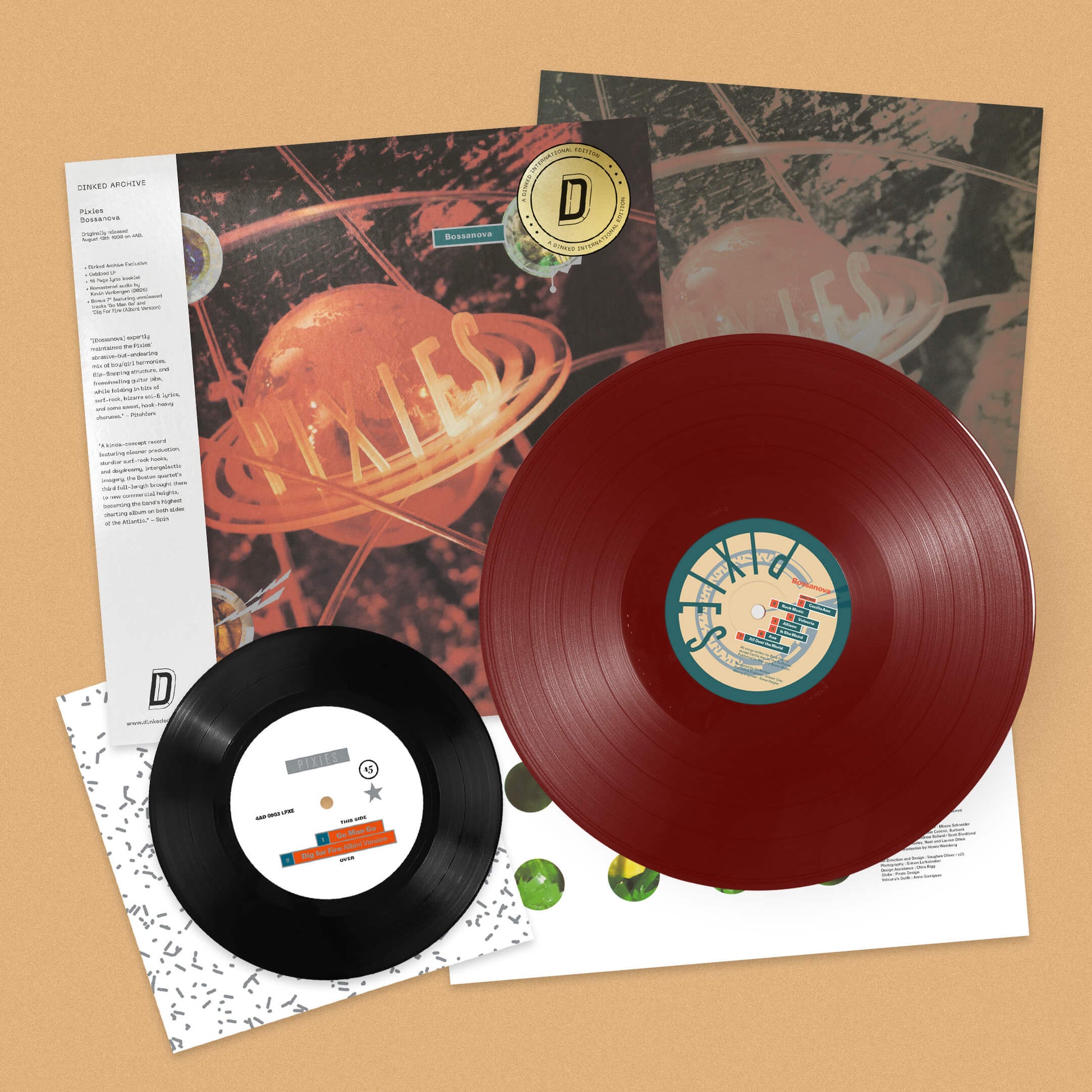 Pixies - Bossanova (Dinked Edition) [LP+7" - Oxblood]