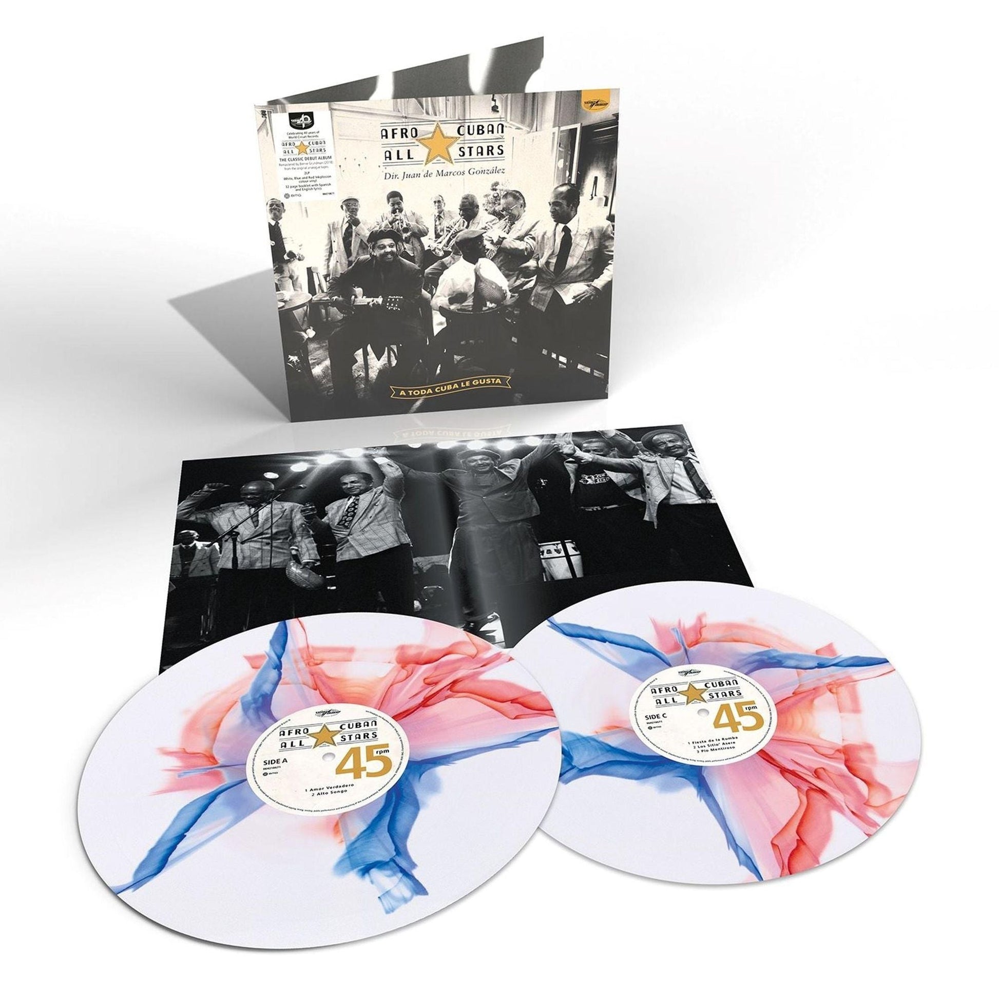 Afro-Cuban All Stars - A Toda Cuba le Gusta (30th Anniversary) [2xLP - Flag-Colored Eco Splatter]