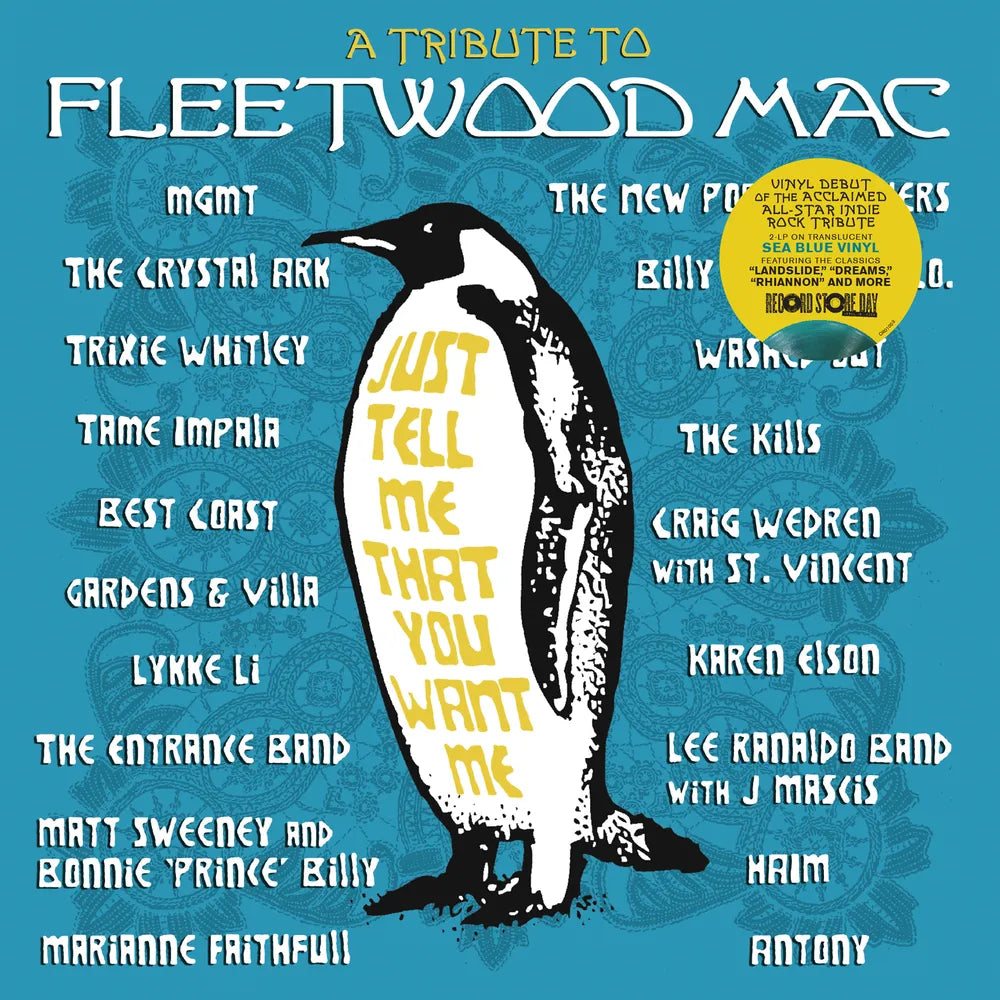 Various Artists - Just Tell Me You Love Me: A Tribute To Fleetwood Mac [2xLP - Sea Blue]