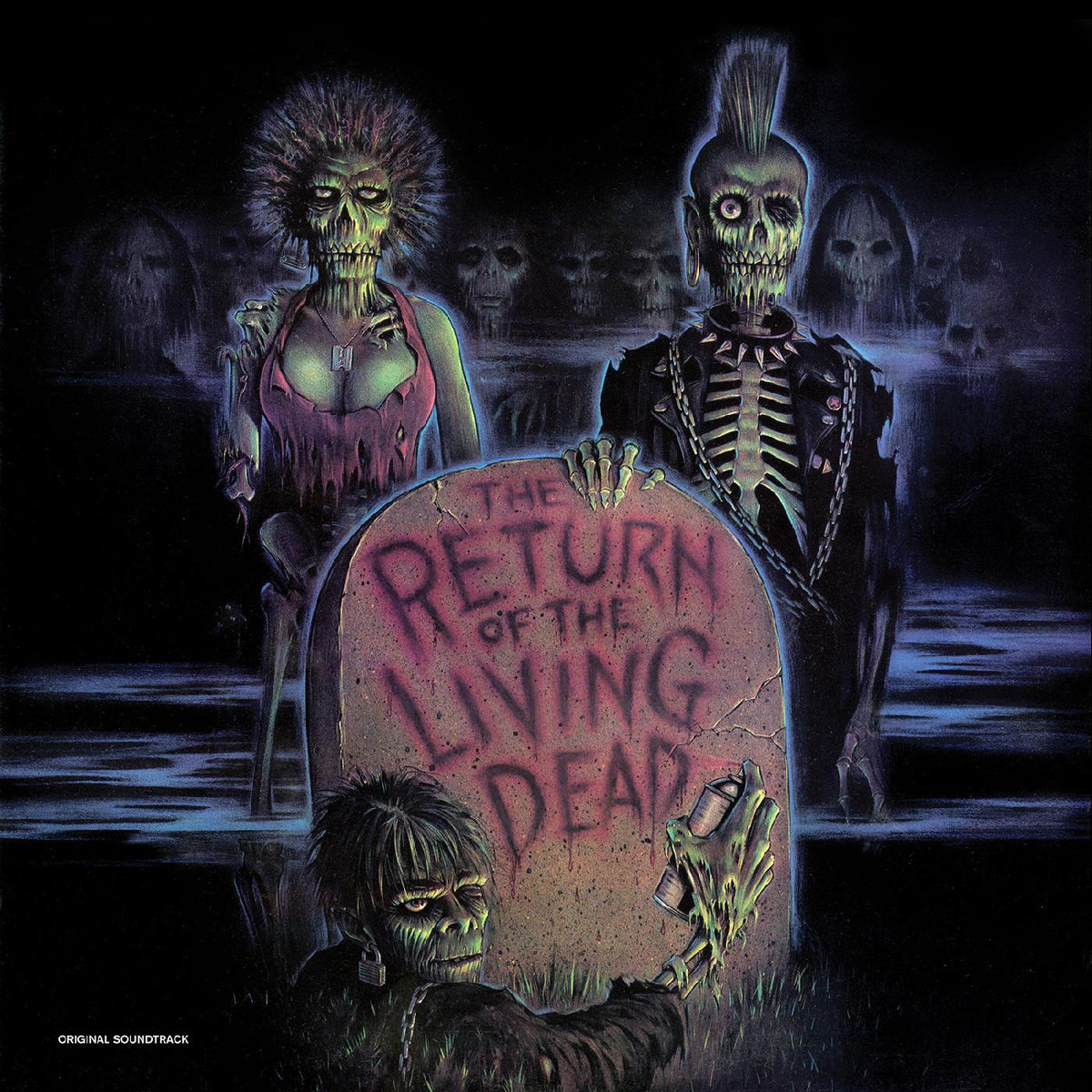Various Artists - The Return of the Living Dead (Original Soundtrack) [LP - Radioactive Green w/ Brown Tarman Splatter]