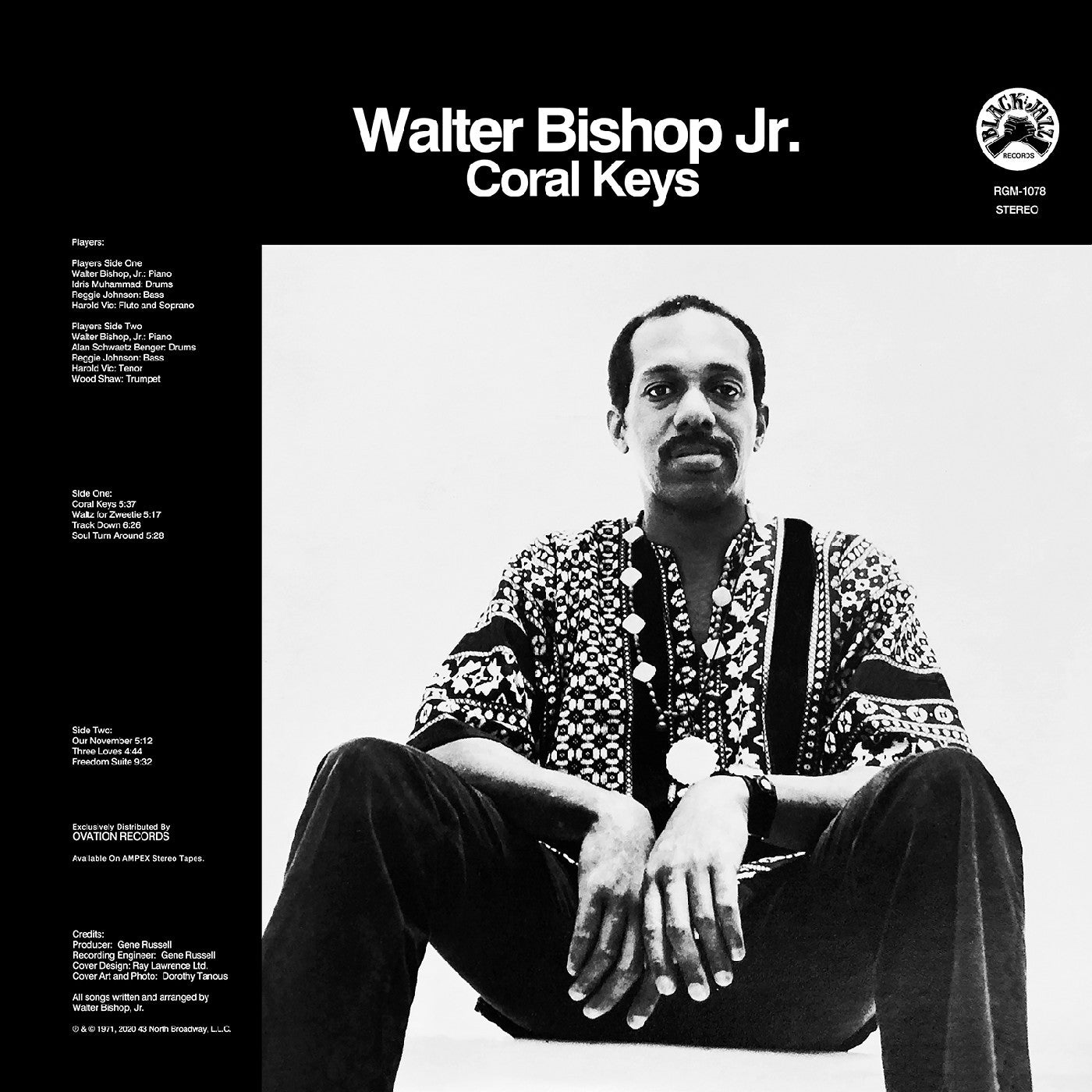 Walter Bishop Jr. - Coral Keys [LP - Blue w/ Black Swirl]