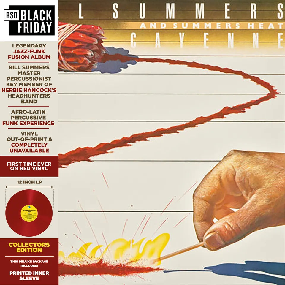 Bill Summers and Summer Heat - Cayenne [LP - Opaque Dark Red]
