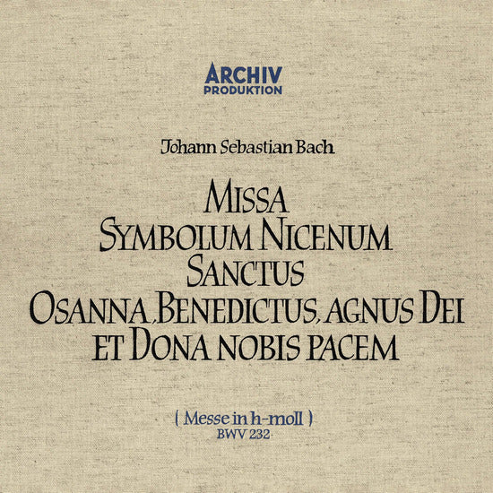 Karl Richter / Munchener Bach Orchestra - Bach: Mass in B Minor BWV 232 (The Original Source Series) [3xLP]