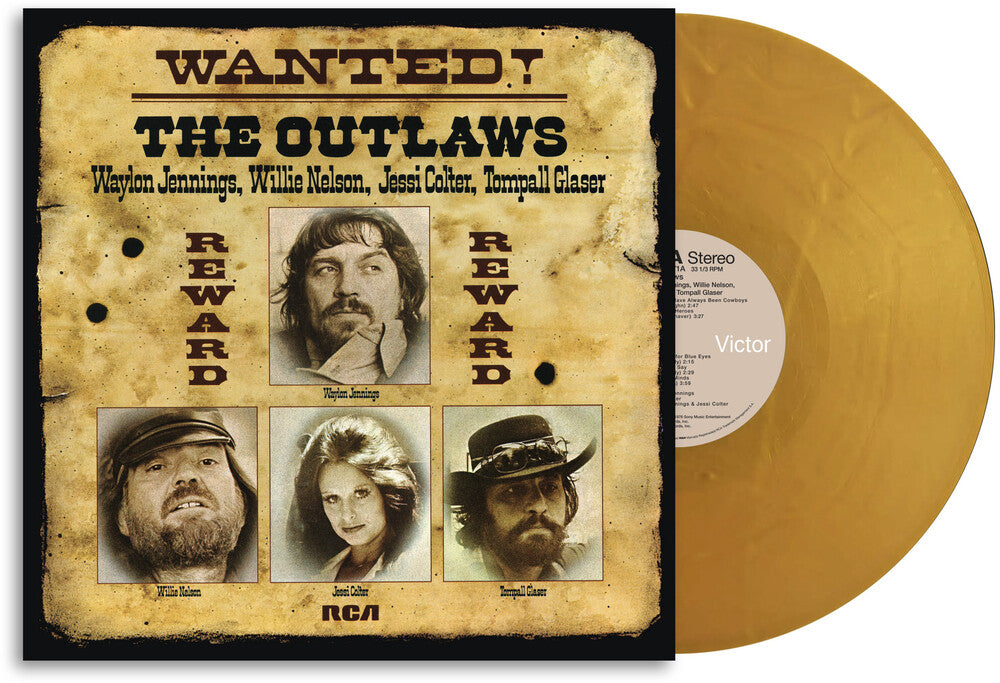 Waylon Jennings - WANTED! The Outlaws [LP - Gold]