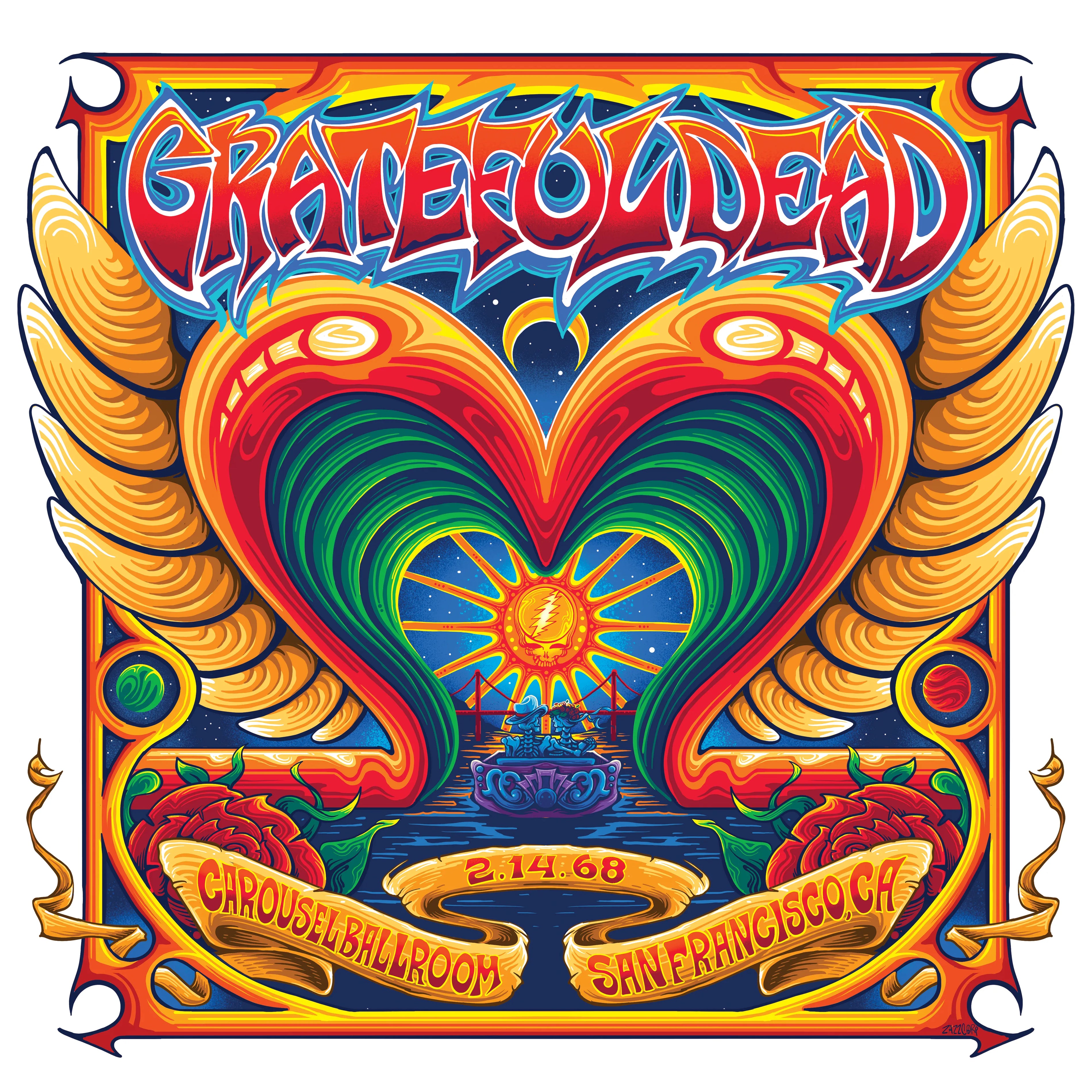 Grateful Dead - Carousel Ballroom, San Francisco, CA, 2/14/68(Live) [4xLP]