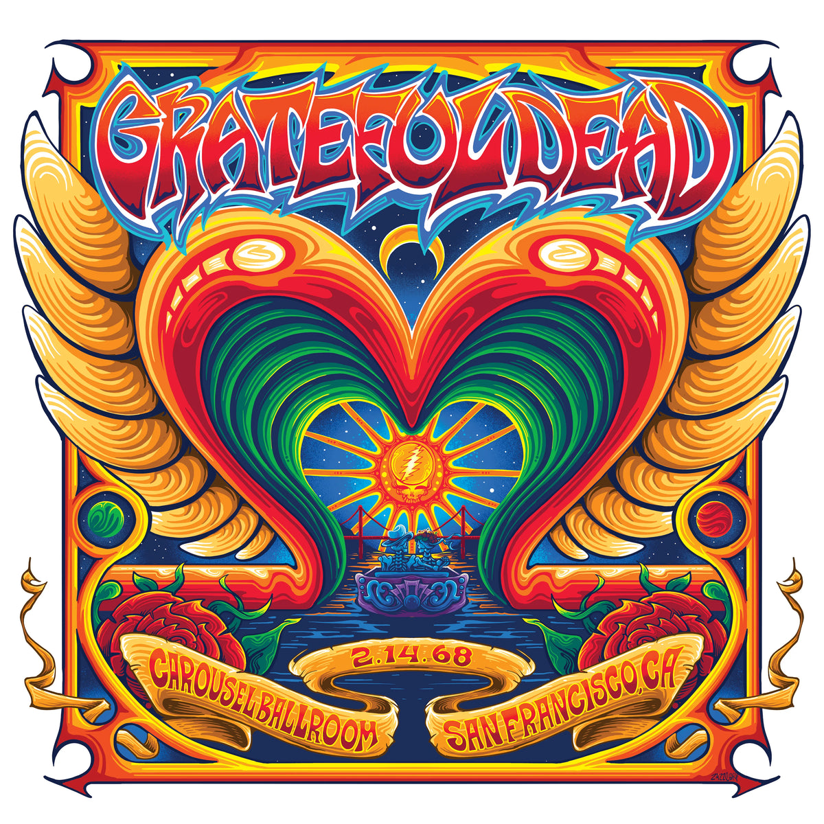 Grateful Dead - Carousel Ballroom, San Francisco, CA, 2/14/68(Live) [4xLP]