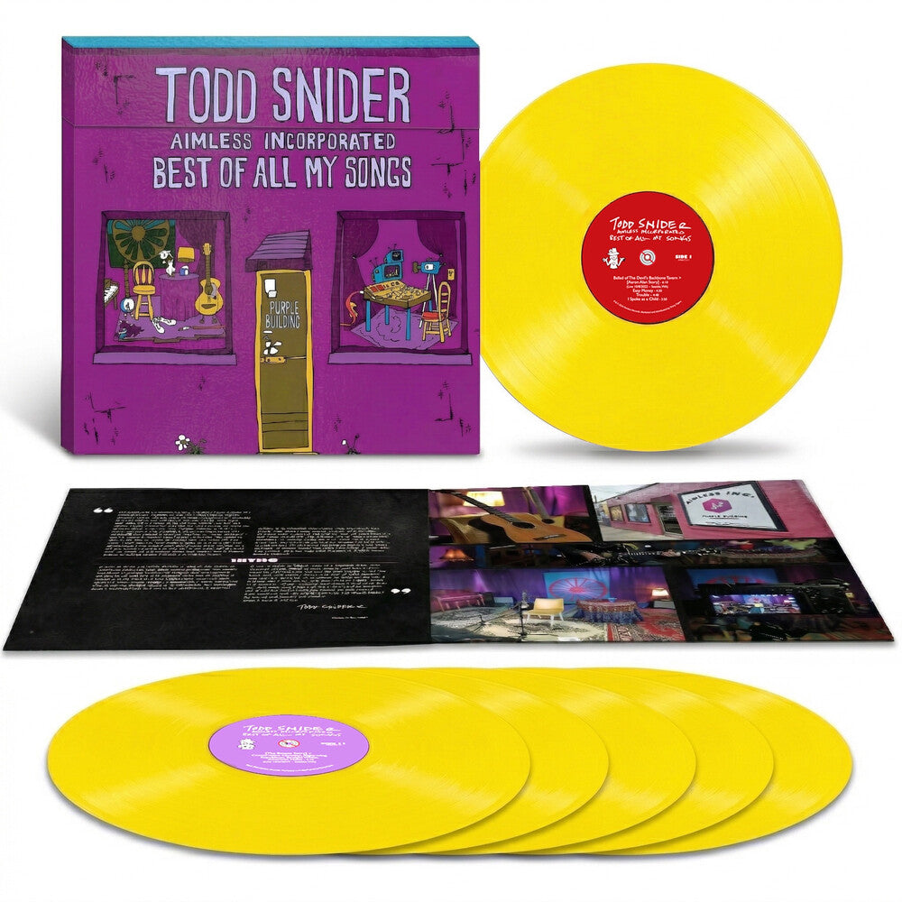 Todd Snider - Best Of All My Songs [6xLP - Yellow]