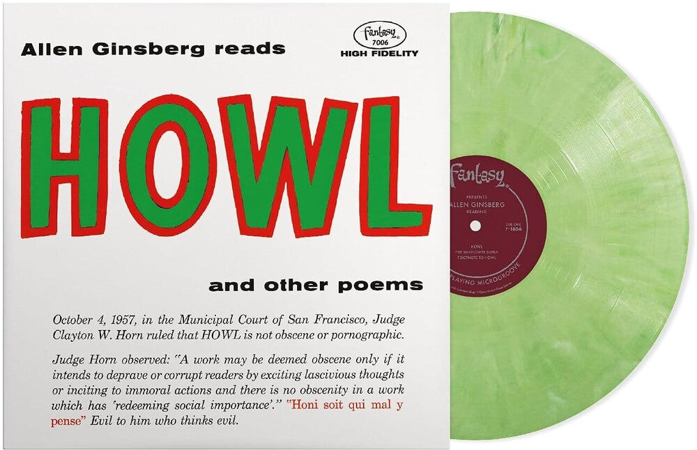 Allen Ginsberg - Howl And Other Poems [LP - Green/Eco]