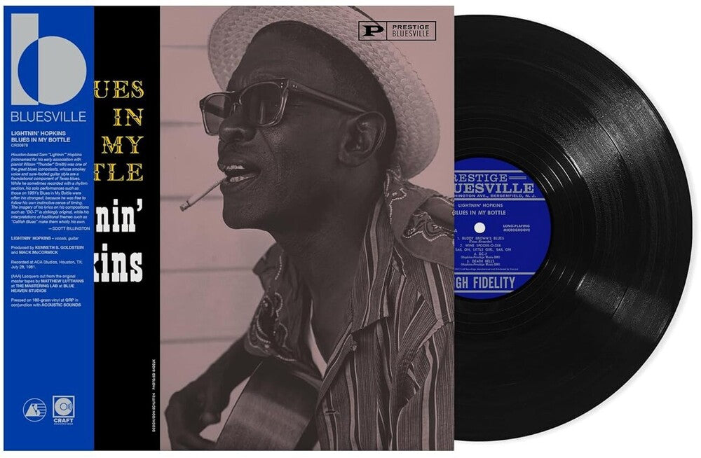 Lightnin' Hopkins - Blues in My Bottle (Bluesville Acoustic Sounds Series) [LP]