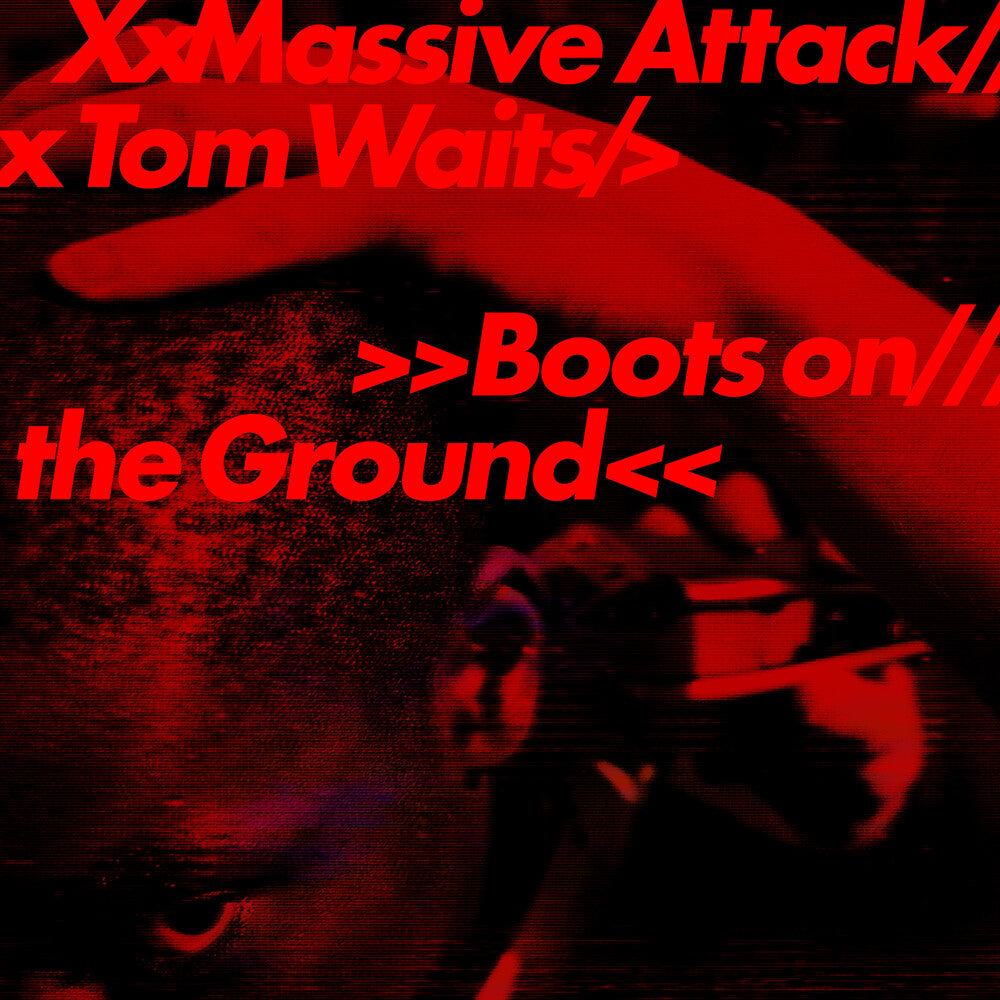 Massive Attack / Tom Waits - Boots on the Ground [12" - Random: Red, White or Blue]